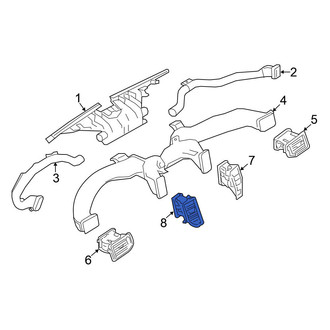 Nissan OE - Left Inner Dashboard Air Vent