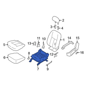 Nissan OE - Front Left Seat Track