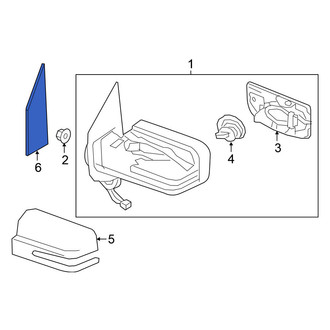 Nissan OE - Front Left Door Mirror Trim Ring