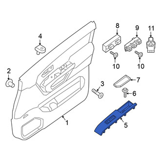 Nissan OE - Front Left Door Switch Trim Panel