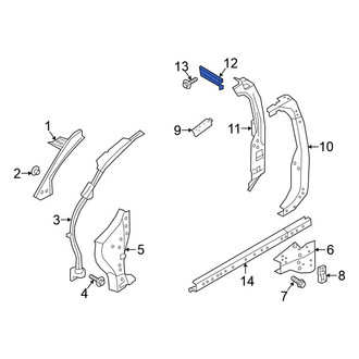 Nissan OE - Right Inner Body B-Pillar Reinforcement