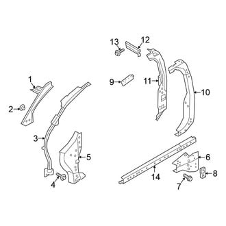 Nissan OE - Cab - Hinge Pillar (King Cab)