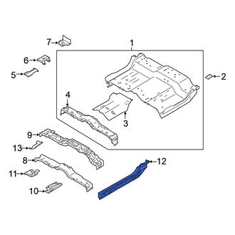 Nissan OE - Rear Left Floor Sill
