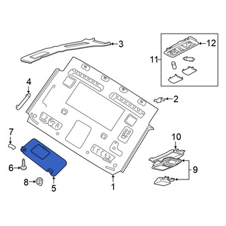 Nissan OE - Left Sun Visor