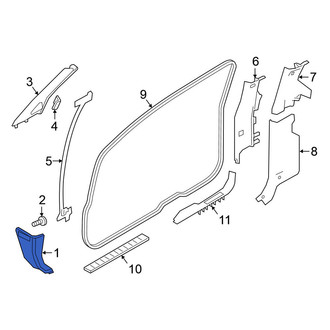 Nissan OE - Left Kick Panel Trim