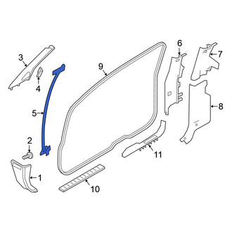 Nissan OE - Left Inner Door Seal