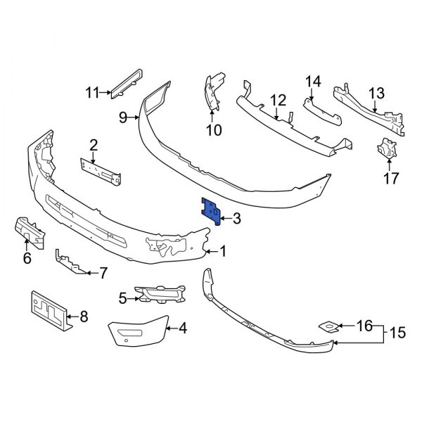 Bumper Face Bar Mount