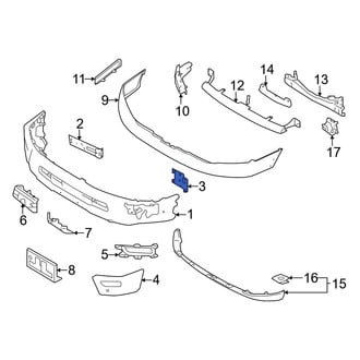 Nissan OE - Front Right Bumper Face Bar Mount