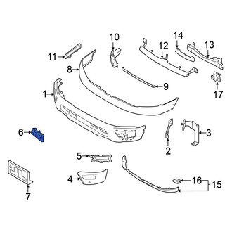 Nissan OE - Front Left Tow Hook Cover