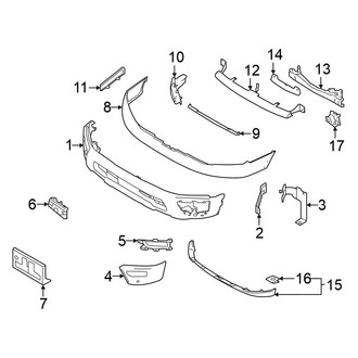 Nissan OE - Front Bumper - Bumper & Components