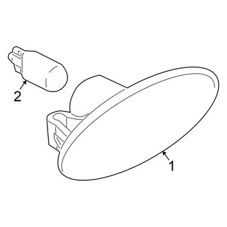 Nissan OE - Front Lamps - Side Repeater Lamps