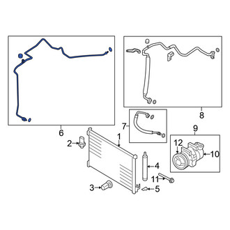 Nissan OE - A/C Refrigerant Discharge Hose