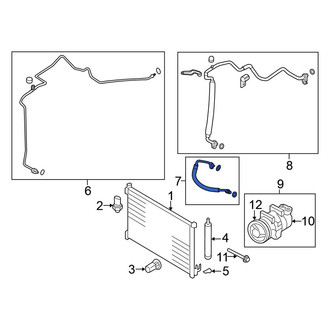 Nissan OE - A/C Refrigerant Discharge Hose