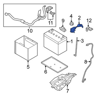 Nissan OE - Battery Hold Down