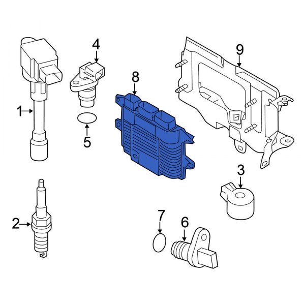Nissan OE 237101ZV9A Engine Control Module (ECM)