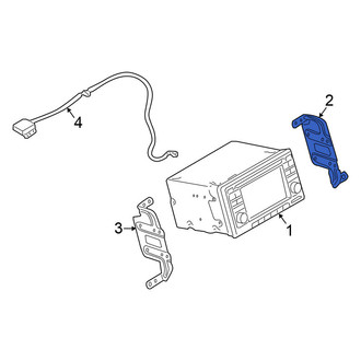 Nissan OE - Right Radio Bracket