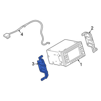 Nissan OE - Left Radio Bracket