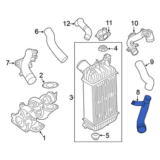 Nissan OE - Turbocharger Inlet Hose