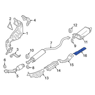 Nissan OE - Rear Floor Pan Heat Shield