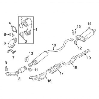 2016 Nissan Juke Exhaust - Manifolds, Mufflers, Clamps | CARiD