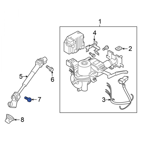 Steering Shaft Bolt