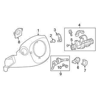 Nissan OE - Steering Column - Shroud, Switches & Levers