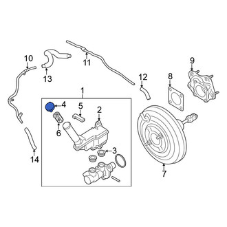 Nissan OE - Brake Master Cylinder Reservoir Cap