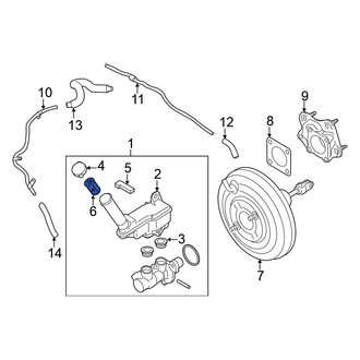 Nissan OE - Brake Master Cylinder Reservoir Strainer