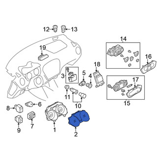 Nissan OE - Instrument Panel Lens