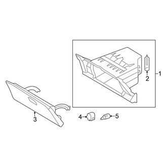 Nissan OE - Instrument Panel - Glove Box (S / SL / SV)