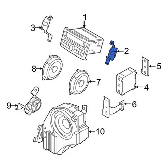 Nissan OE - Right Radio Bracket