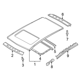 Nissan OE - Roof & Components (With Sunroof)