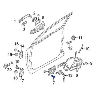 Nissan OE - Front Inner Interior Door Handle Bolt