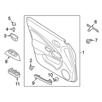 Nissan OE - Front Door - Interior Trim