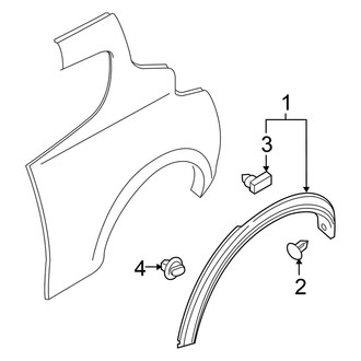 Nissan OE - Quarter Panel - Exterior Trim