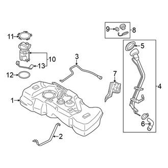 Nissan OE - Fuel System Components (FWD)