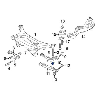 Nissan OE - Suspension Knuckle Nut