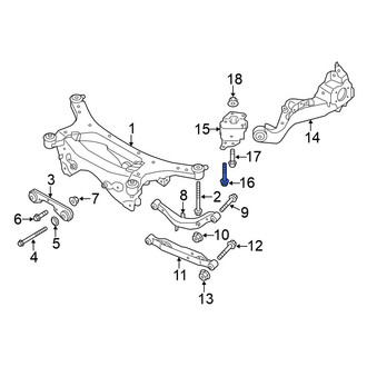 Nissan OE - Suspension Shock Absorber Bolt