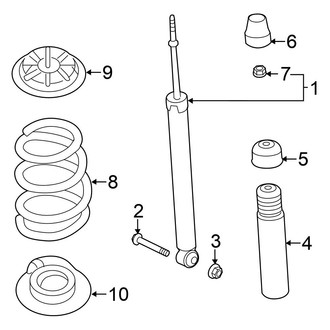 Nissan OE - Rear Suspension - Shocks & Components (AWD)