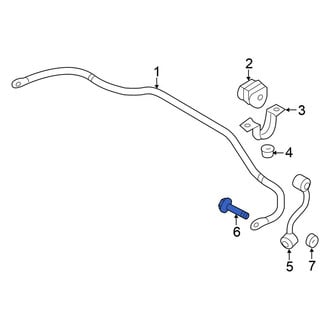 Nissan OE - Center Suspension Trailing Arm Bolt