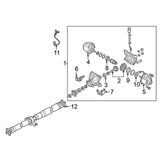Nissan OE - Rear Suspension - Axle & Differential (AWD)