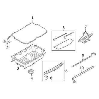 Nissan OE - Rear Body & Floor - Interior Trim (FWD)