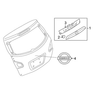 Nissan OE - Lift Gate - Exterior Trim