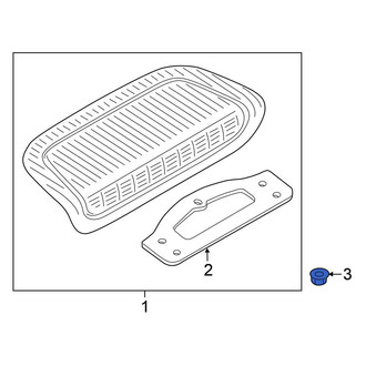 Nissan OE - Center High Mount Stop Light Nut