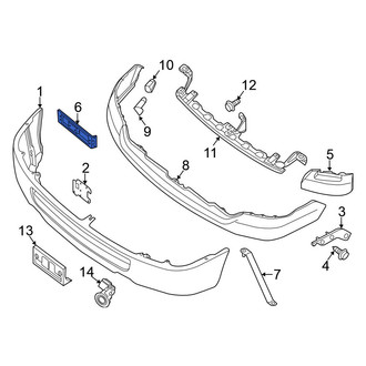 Nissan OE - Front Right Bumper Face Bar Brace