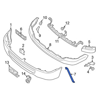 Nissan OE - Front Right Bumper Face Bar Brace