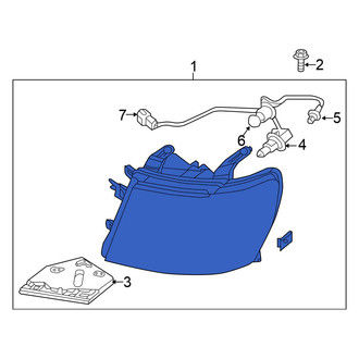 Nissan OE - Front Left Headlight Assembly