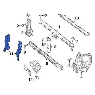 Nissan OE - Front Right Radiator Support Air Deflector