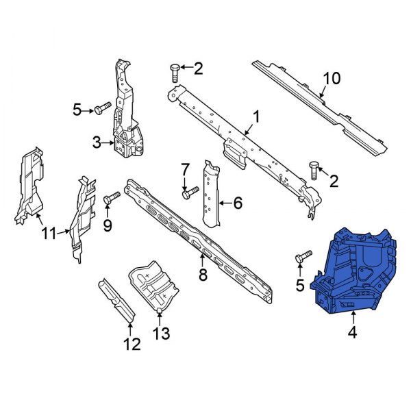 Radiator Support Side Panel