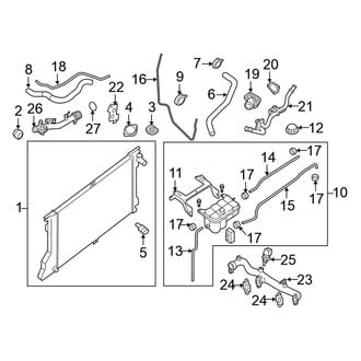 Nissan OE - Cooling - Radiator & Components (4.0L)
